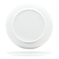 Dos assiette plate en mélamine à dessert