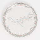 Grande assiette plate en mélamine - Les châteaux de la Loire - Ø 24 cm