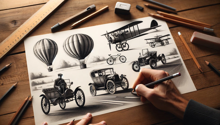 Croquis des grandes inventions