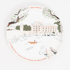 Assiette à dessert en mélamine, Château de Chenonceau, collection Les Châteaux de la Loire · Ours Blanc Paris