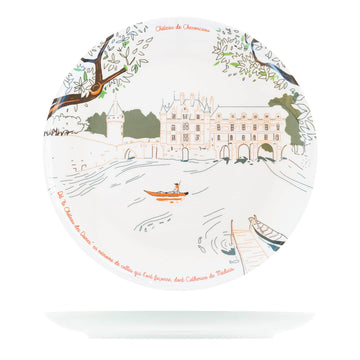 Assiette à dessert en Mélamine - Château de Chenonceau - Ø 21 cm