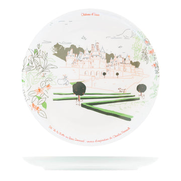 Assiette à dessert en Mélamine - Château d'Ussé - Ø 21 cm
