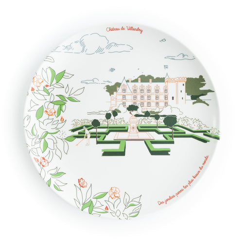 Assiette en mélamine de 21 cm - Partiquement Incassable - Vaisselle fabriqué en Italie - Villandry
