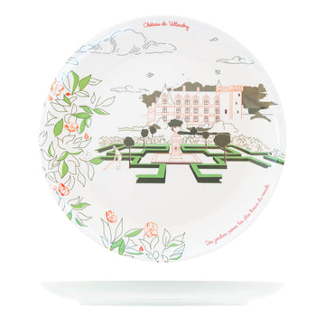 Assiette à dessert en Mélamine - Château de Villandry - Ø 21 cm