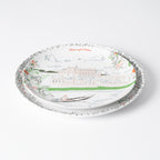 Assiette à dessert en mélamine, Château royal d'Amboise, collection Les Châteaux de la Loire · Ours Blanc Paris