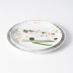 Assiette à dessert en mélamine, Château d'Ussé, collection Les Châteaux de la Loire · Ours Blanc Paris