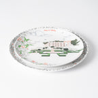Assiette à dessert en mélamine, Château de Villandry, collection Les Châteaux de la Loire · Ours Blanc Paris