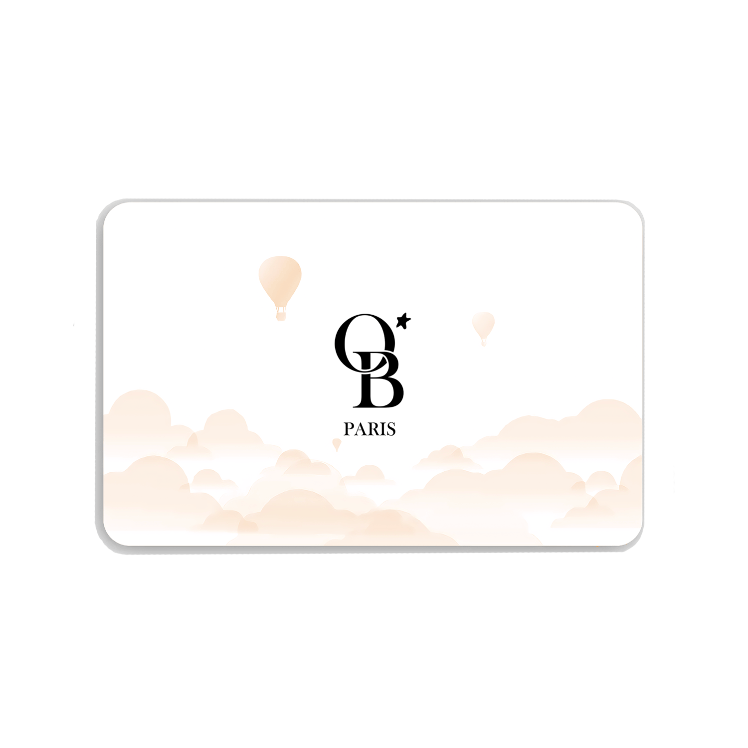 Carte Cadeau Ours Blanc Paris