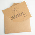 Enveloppe avec message personnalisé - A6