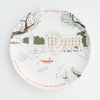 Assiette à dessert Château de Chenonceau - Vaisselle en mélamine haut de gamme