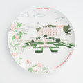 Assiette à dessert design Château de Villandry - Cadeau culturel original
