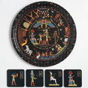 Ensemble complet - La civilisation égyptienne - Plateau & dessous de verre - Noir